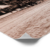 芸術的アンティーク写真ハイ通りコロンバスOH ポスター (角)