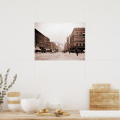 芸術的アンティーク写真ハイ通りコロンバスOH ポスター (キッチン)