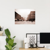 芸術的アンティーク写真ハイ通りコロンバスOH ポスター (ホームオフィス)