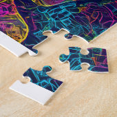 芸術的エイリアン設計パズル#002 ジグソーパズル (側面)