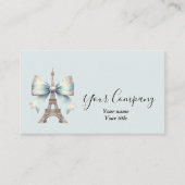 芸術的エッフェル塔 名刺 (正面)