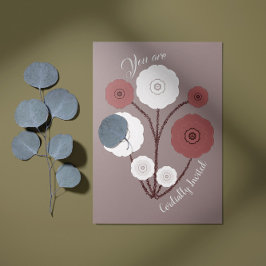 芸術的エレガント素朴招待状 招待状