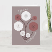 芸術的エレガント素朴招待状 招待状 (正面)