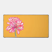 芸術的カラフル花 デスクマット (正面)