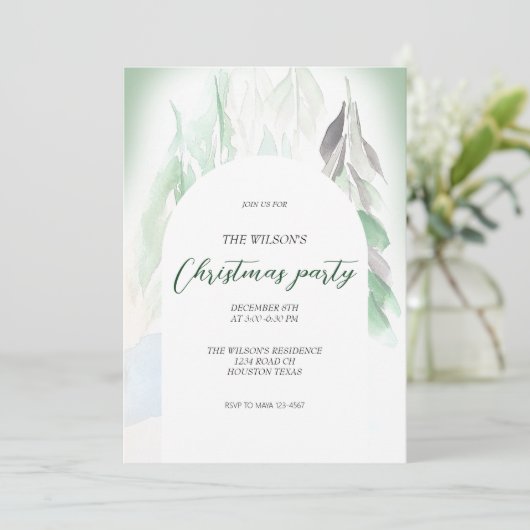 芸術的クリスマスカントリービレッジ 招待状 (スタンド正面)