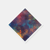 芸術的グランジカラフル点 | ナプキン スタンダードカクテルナプキン (角)