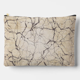 芸術的グランジ木の背素朴モダン板 アクセサリーポーチ