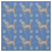 芸術的スケッチ – Cairn Terrier ファブリック (見本)