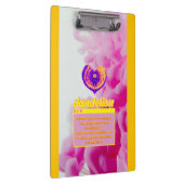 芸術的ソフトフェミニンスピリチュート クリップボード (右)