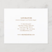 芸術的ターコイズブルー抽象芸術水色 チラシ (裏面)