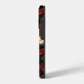 芸術的ハロウィンお洒落-幽霊と星 iPhoneケース (左側面)