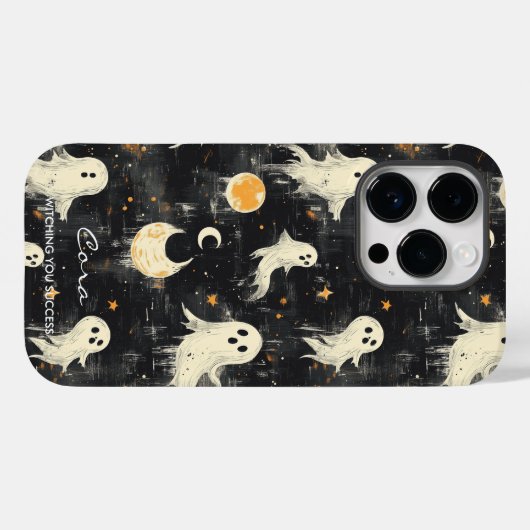 芸術的ハロウィーン – ウィッチングYou成功デザイン Case-Mate iPhoneケース (裏面 (横))