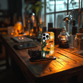 芸術的ハロウィーン – 幽霊とこうもりデザイン Case-Mate iPhoneケース