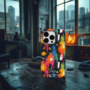 芸術的ハロウィーン – 幽霊の過去デザイン Case-Mate iPhone 14 PROケース