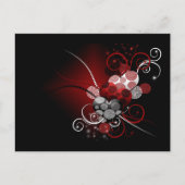 芸術的ハート ポストカード (正面)