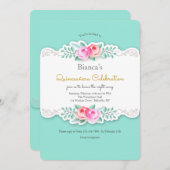 芸術的バラキンセアニラ招待状 招待状 (正面/裏面)