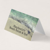 芸術的ビーチ波海沿岸サロンスパ 名刺 (正面)