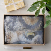 芸術的フクロウの水彩画 薄葉紙 (ギフト)