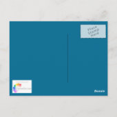 芸術的フローラデザイン ポストカード (裏面)