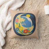 芸術的フローラ角枕 クッション (ブランケット)