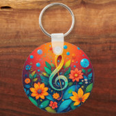 芸術的ミュージカル注カラフル記 キーホルダー (正面)