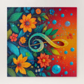 芸術的ミュージカル注カラフル記 ジグソーパズル (横)