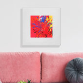 芸術的モダンデザイン キャンバスプリント (インサイチュ (リビング))