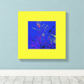 芸術的モダンデザイン キャンバスプリント (インサイチュ (ウッドフロア))