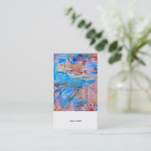 芸術的モダンプロフェッショナル 名刺 (スタンド正面)