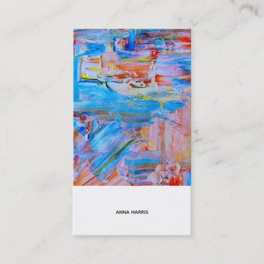 芸術的モダンプロフェッショナル 名刺 (正面)