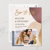 芸術的モダン抽象芸術日付ポストカードの保存 ポストカード (正面/裏面)