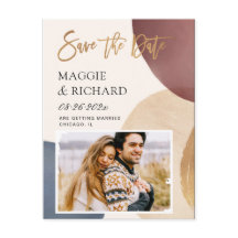 芸術的モダン抽象芸術日付ポストカードの保存