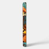 芸術的レトロキノコ林イラストレーション Case-Mate iPhoneケース (裏面 / 左)