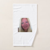 芸術的ロットワイラーパピーポートレート バスタオルセット (ハンドタオル)