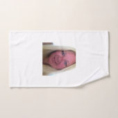 芸術的ロットワイラーパピーポートレート バスタオルセット (ハンドタオル)