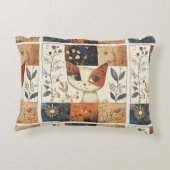 芸術的世紀半ばモダンのかわいい猫 アクセントクッション (裏面)