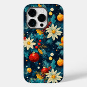 芸術的休日 – フェスティバルフローラオーナメントデザイン Case-Mate iPhoneケース (裏面)