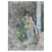 芸術的動物チップムンク1 クリップボード (裏面)