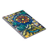 芸術的南西部の陶製ユニークカラフル ノートブック (右側)