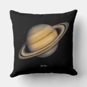 芸術的土星と鮮やかリングや輪 クッション (裏面)