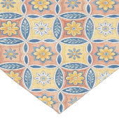 芸術的地中海の伝統的タイル ロングテーブルランナー (コーナー)