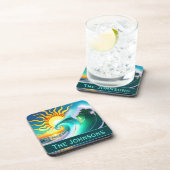 芸術的太陽と波 コースター (右側)