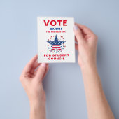 芸術的学長の投票 チラシ (手)