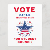 芸術的学長の投票 チラシ (裏面)