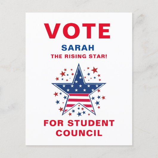 芸術的学長の投票 チラシ (正面)