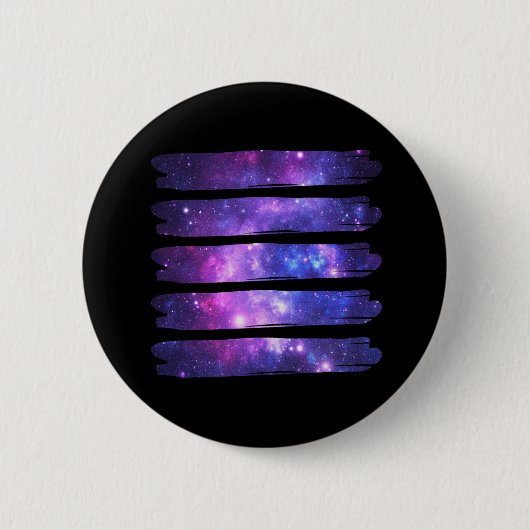 芸術的宇宙銀河系 缶バッジ (正面)