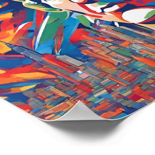 芸術的州の解釈統一された ポスター (角)