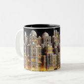 芸術的建物 ツートーンマグカップ (正面左)