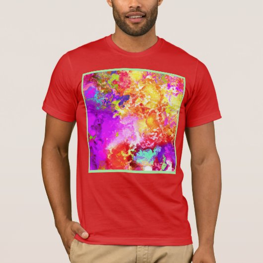 芸術的抽象芸術の爆発 Tシャツ (正面)