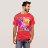 芸術的抽象芸術の爆発 Tシャツ (正面フル)